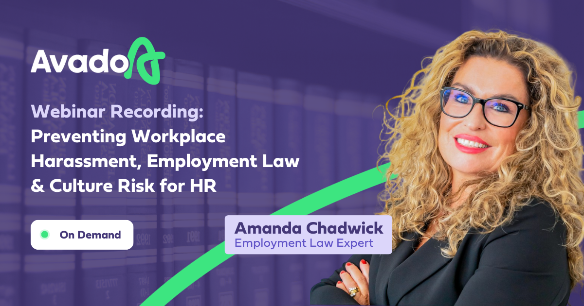 Preventing Workplace Harassment, Employment Law & Culture Risk for HR