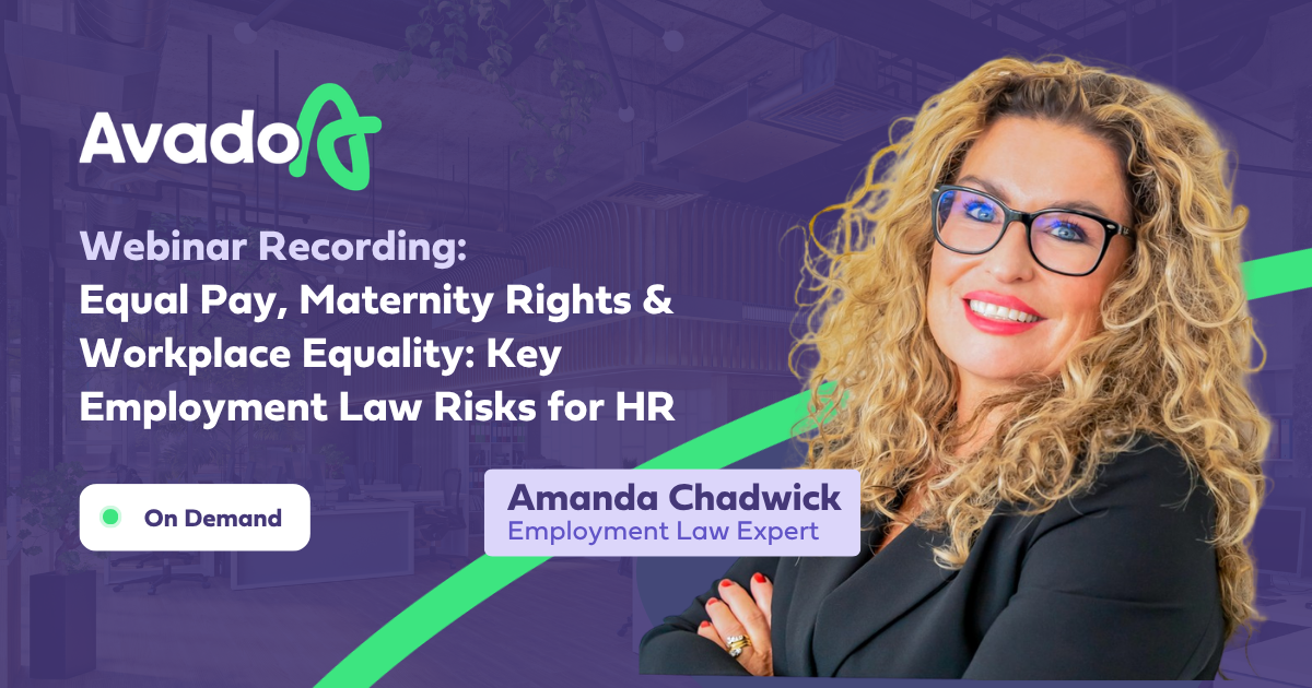 Equal Pay, Maternity Rights & Workplace Equality: Key Employment Law Risks for HR